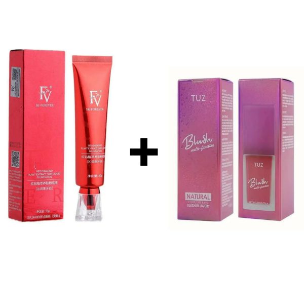 FV FOUNDATION + TUZ BLUSHER ( DEAL )