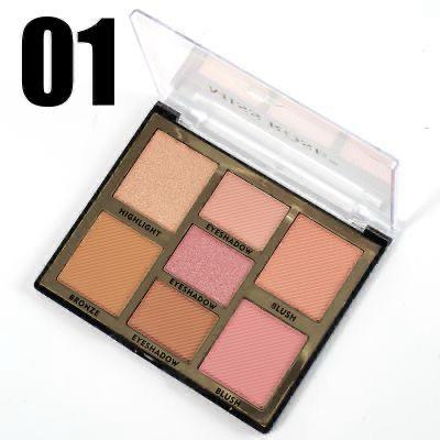 Miss Rose 7 Colors Face Palette