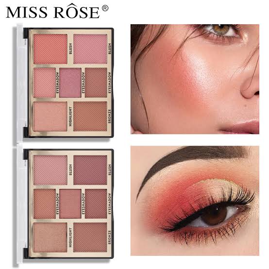 Miss Rose 7 Colors Face Palette