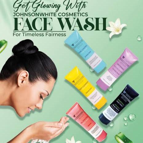 Johnson's White All Facewashes