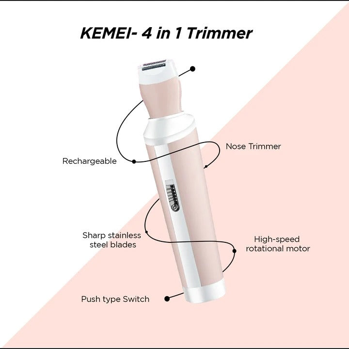 Kemei KM-3024 4 in 1 Ladies Epilator