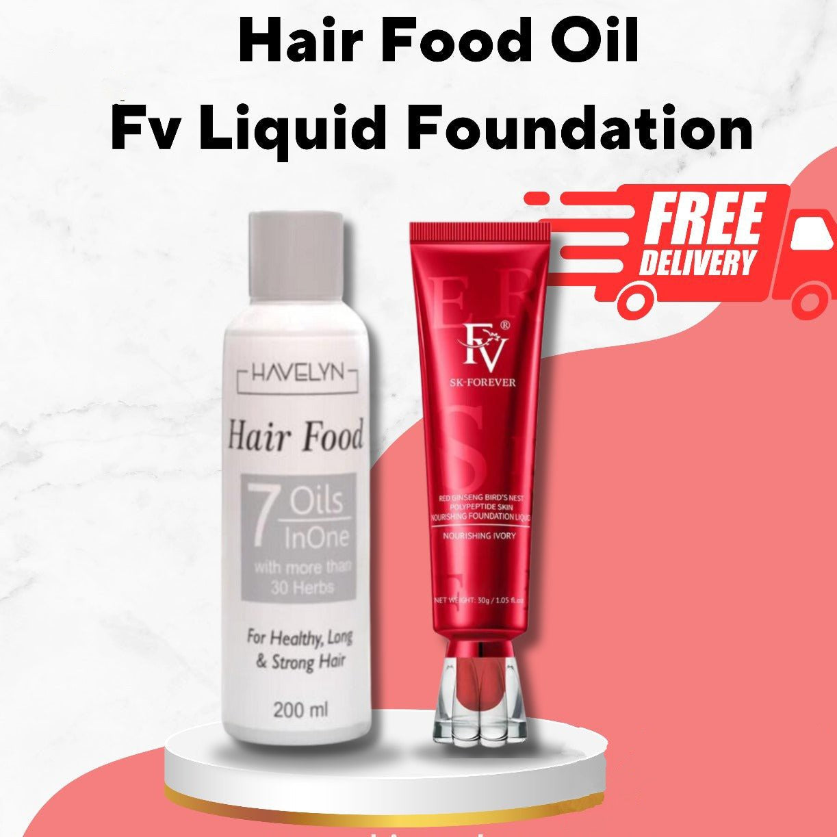 Havelyn Hair Food Oil + FV Liquid Foundation