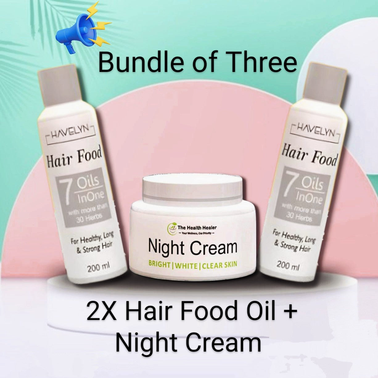 Night Cream +2 Hair Food Oil DEAL