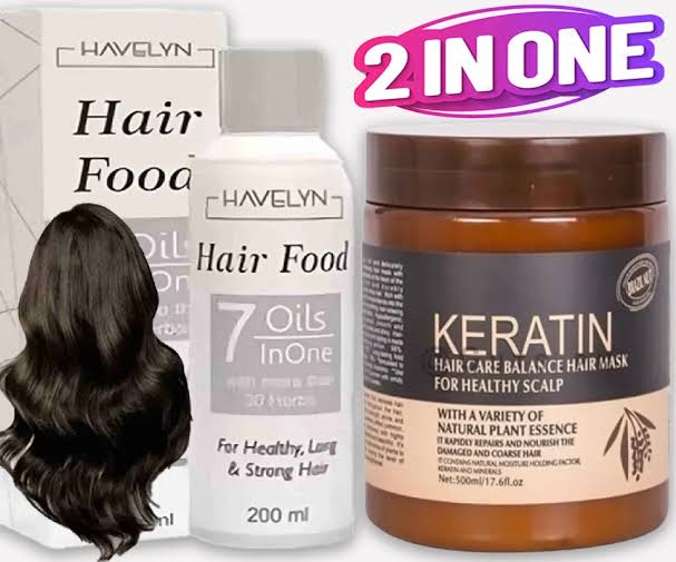 Havelyn Hair Food Oil + Keratin Hair Mask