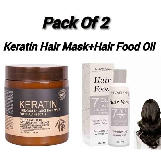 Havelyn Hair Food Oil + Keratin Hair Mask