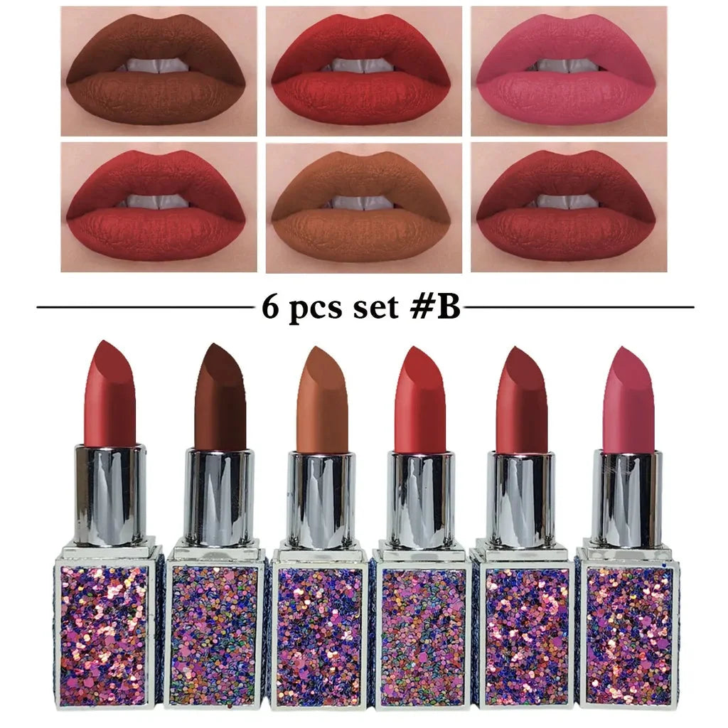 6 PIECES LIPSTICK SET